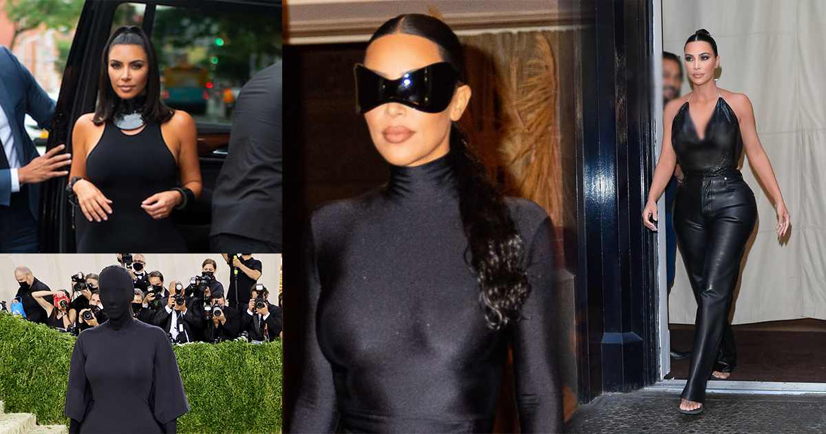 ស្រលាញ់ពណ៌ខ្មៅ អ្នកអភិជន Kim Kardashian ស្លៀកឈុតខ្មៅចេញក្រៅសឹងរាល់ថ្ងៃ