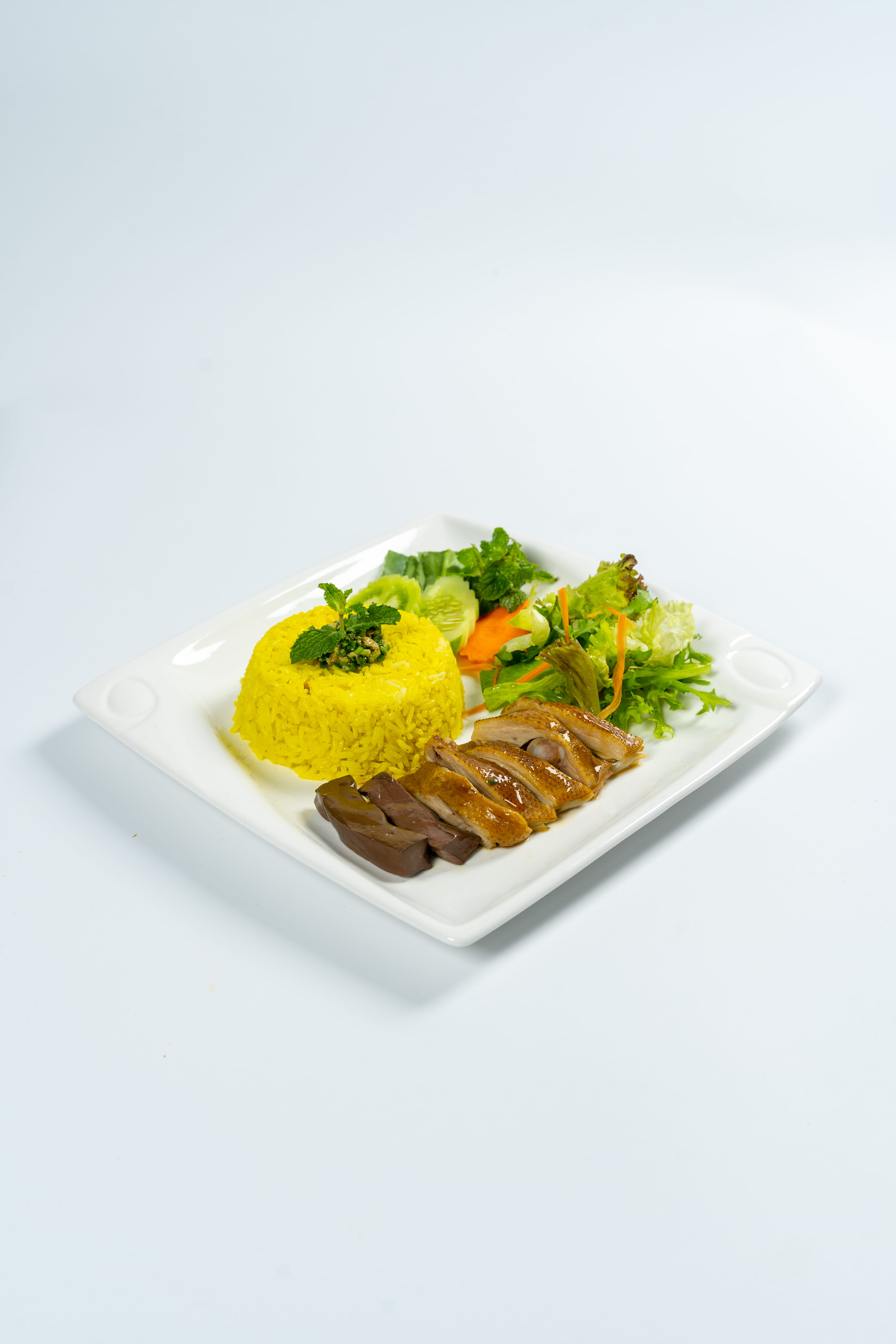 DUCK PAK LOV WITH STEAMED RICE