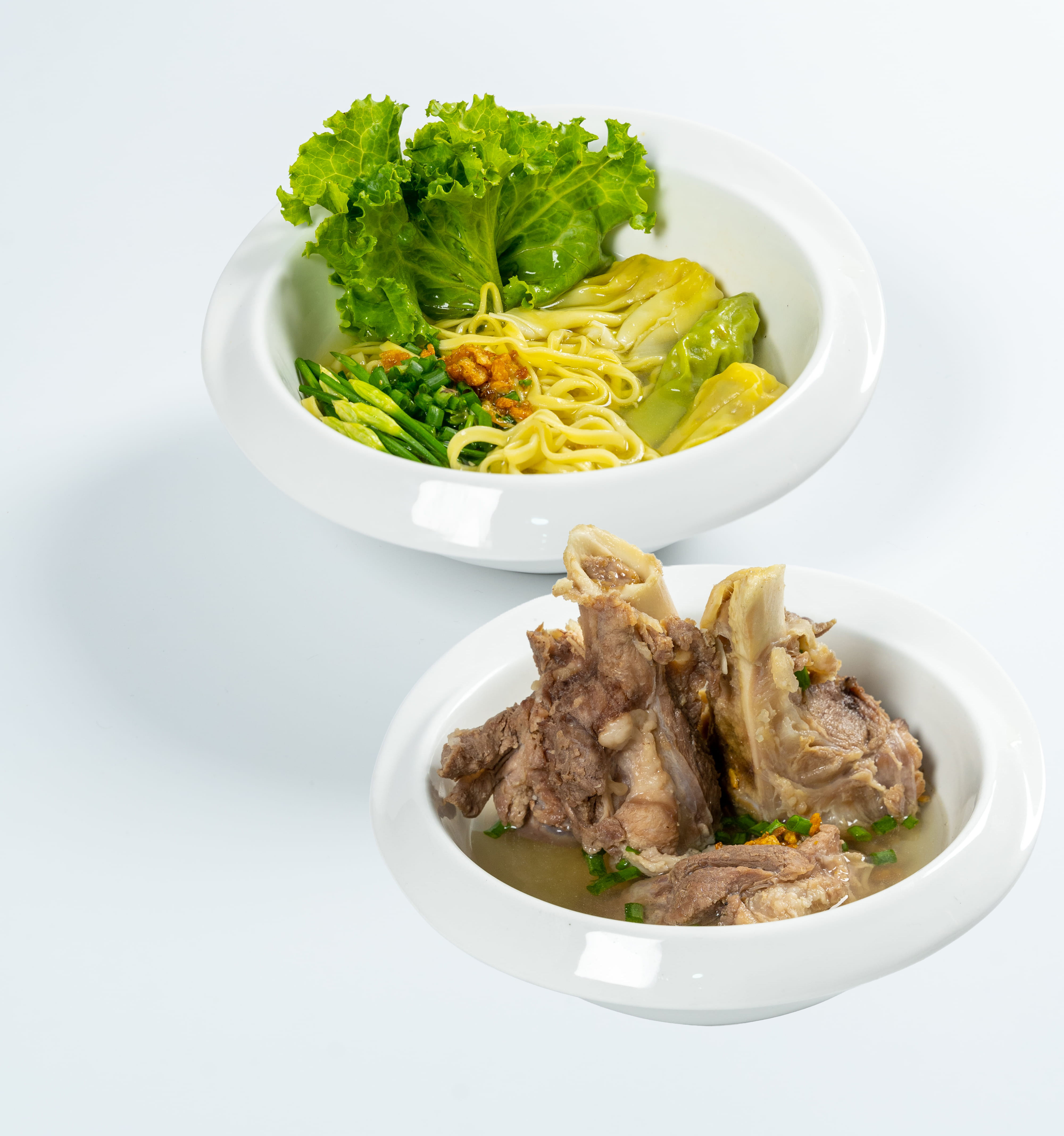 BONE WONTON WITH NOODLE SOUP