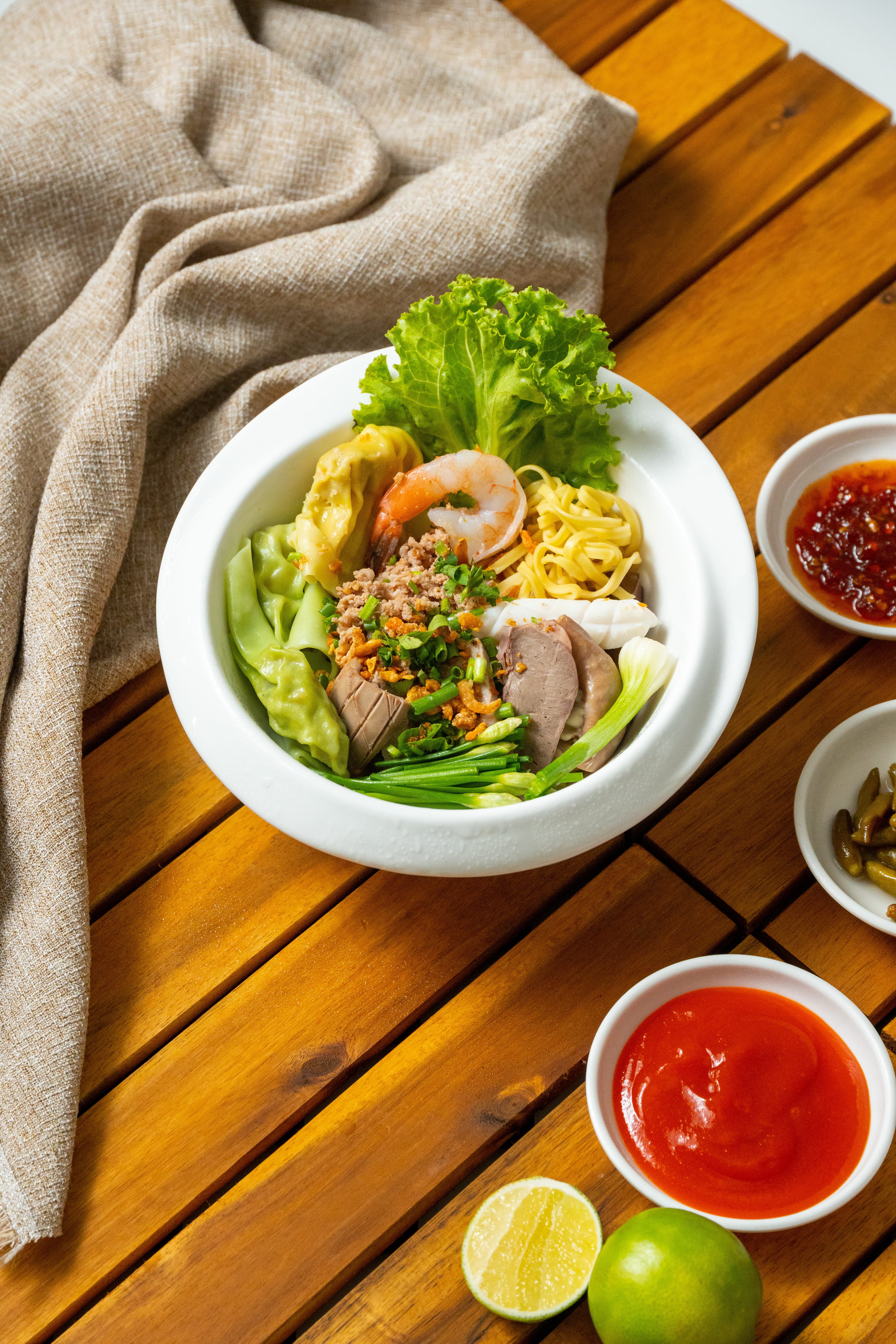 ABALON WITH NOODLE SOUP