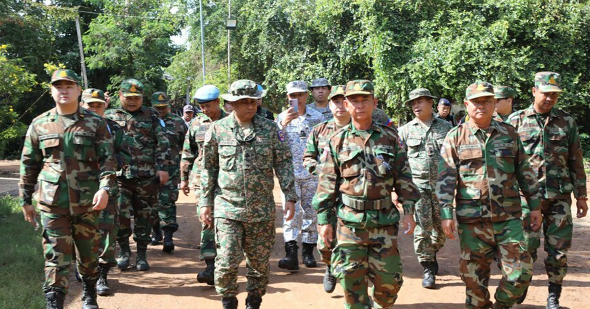 ក្រុមអ្នកសង្កេតការណ៍អន្តរកាល (IOT) ចុះពិនិត្យទីតាំងជាក់ស្តែង ...