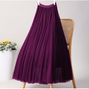 YUTHENTIC ♥ Two-way wear pleated long skirt /追跡付 PLEATED SKIRT WITH TWISTED DESIGN(S BlackxBlack): Vintage