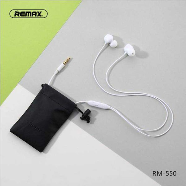 REMAX Wired Music Call Earphone RM-550 (Black) L192