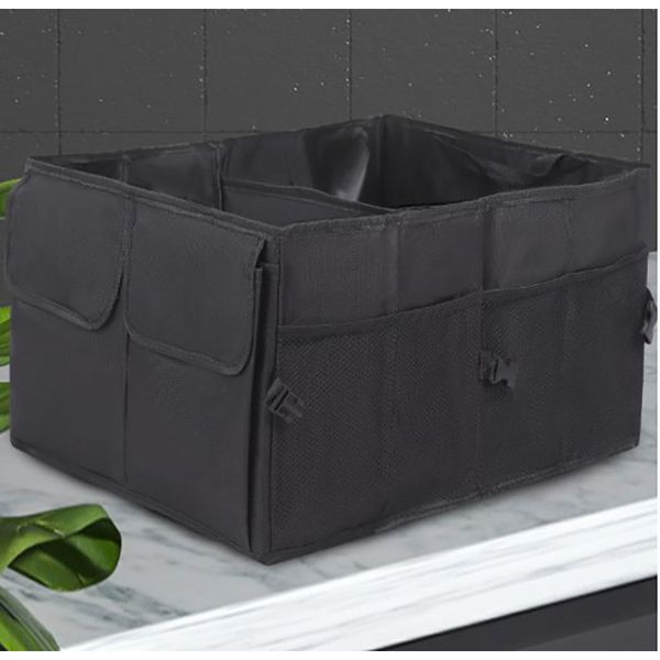 Car sundry bag car storage box multifunctional folding finishing box ...