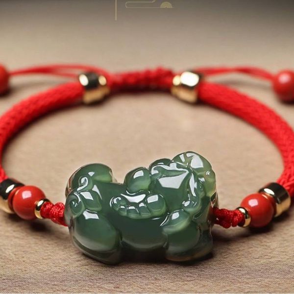 Jade Pi Xiu Pi Yao Bracelet Pixiu Bracelet Meaning Pi Yao Jade