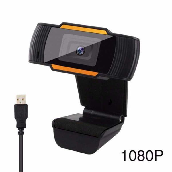 B6 Webcam 1080P Full HD Web Camera Built-in Microphone Rotatable USB ...