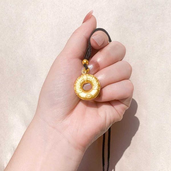 Shajin Ruyi ring necklace temperament versatile circle auspicious ...