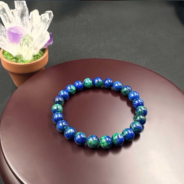 bracelet Phoenix lapis lazuli and six other natural stone handmade bracelets