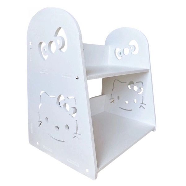 Furry Storage Rack Storage Rack Cute Style Space-Saving Organizer - L192
