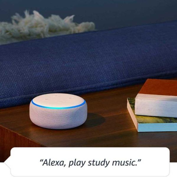 Echo Dot (3rd Gen) smart speaker with a fabric design L192