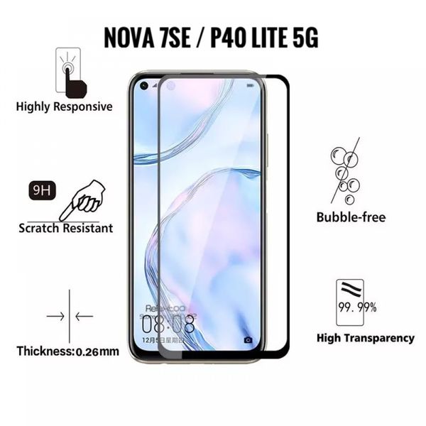 Huawei Nova 7i Screen Protector P40 Lite Nova 7SE P40 Lite 5G 9D