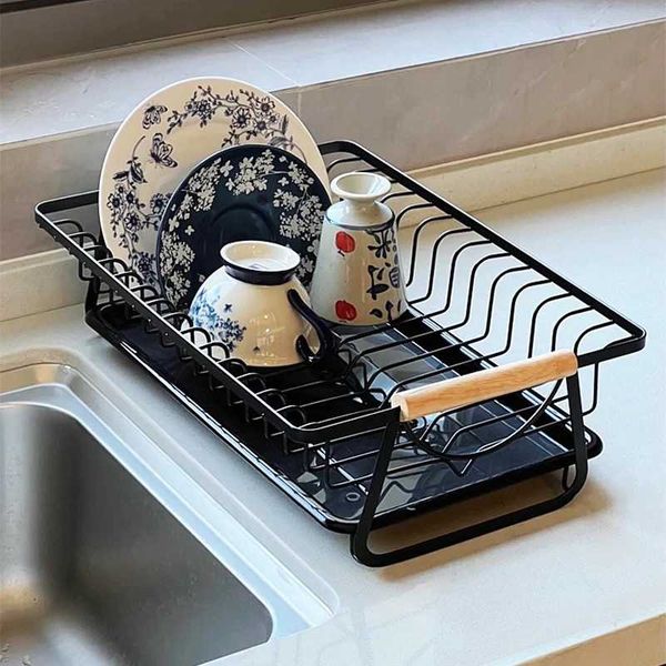 Japanese-style Kitchen Dish and Dish Rack Table Top Dish and