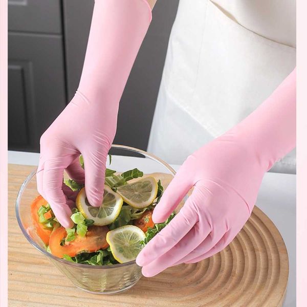 Vinyl Gloves Rubber Gloves For Cooking Noble Products Medium