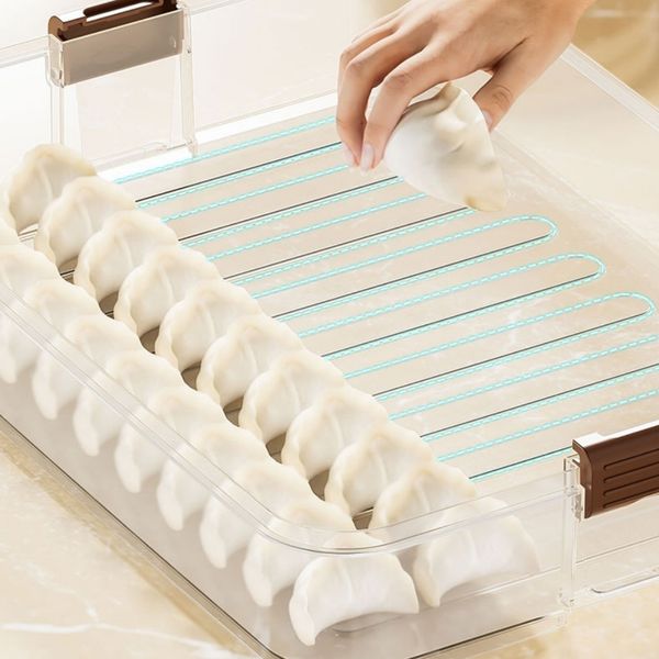 Dumpling Storage Box Refrigerator Dumpling Box Freezing Box Food Grade ...