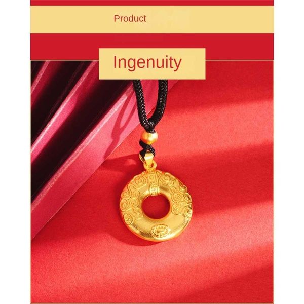 Shajin Ruyi ring necklace temperament versatile circle auspicious ...