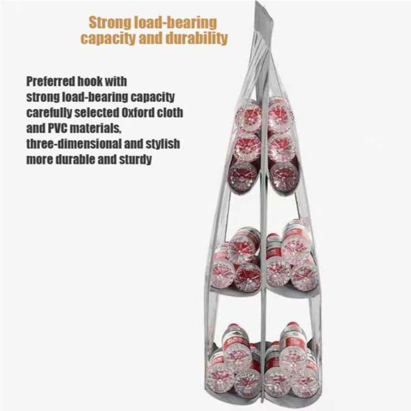 Bag storage bag, transparent dustproof hanging bag, household wardrobe ...