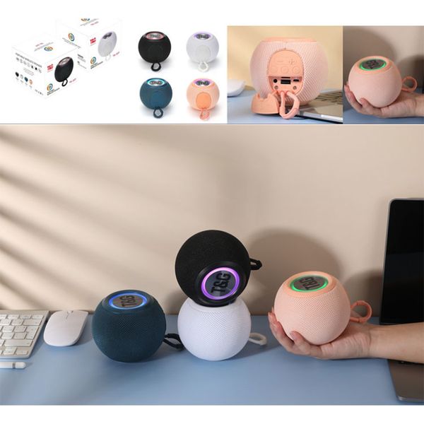 Bluetooth Speaker Wireless Fabric Card Small Audio Subwoofer Portable ...