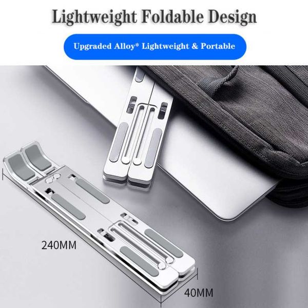 2022 Newly Portable Foldable Notebook Plastic Holder Adjustable Height ...