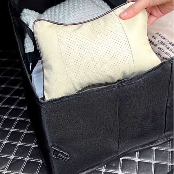 Car sundry bag car storage box multifunctional folding finishing box ...