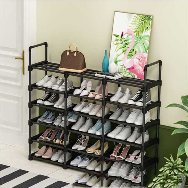 Assembled Shoe Rack DIY Assembled Space-saving Shoe Organizer Shelf ...