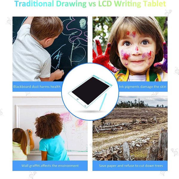 LCD Writing Tablet Doodle Board 12inch Colorful Drawing Tablet Writing Lcd writing tablet doodle board 12inch colorful drawing tablet writing
