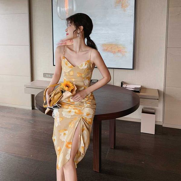 Summer new elegant sexy retro fashion women's dress