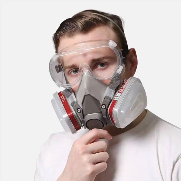 Powder Resistant Mask Reusable mask with A1P2 filter | Gas and dust resistant | Oil resistant ...