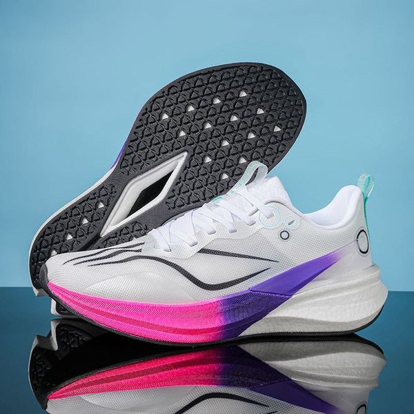 New high quality high luxury fashion style Rabbit 8pro Carbon Plate Sports  Running Shoes Youth Marathon Non-slip Wear-resistant Breathable Running