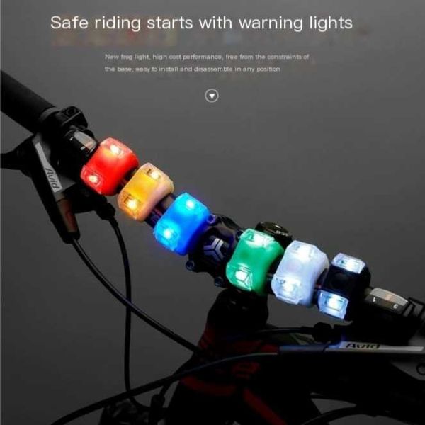 Silicone bicycle light LED frog light waterproof mountain bike