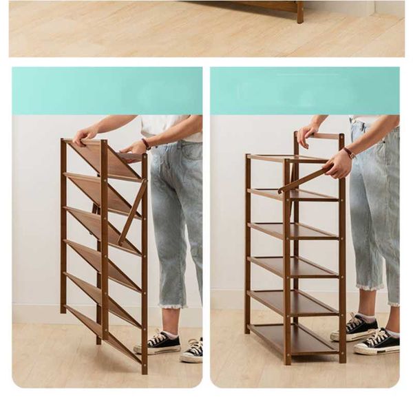 Multi-layer Simple Shoe Rack Space-saving Shoe Organizer Easy to ...