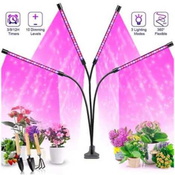 120 LED USB Grow Light Phytolamp for Plants with Control Full Spectrum ...