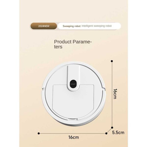 Mini Clean Machine New Smart 3-in-1 Robot Vacuum Cleaner Fully Automatic Household Mini ...
