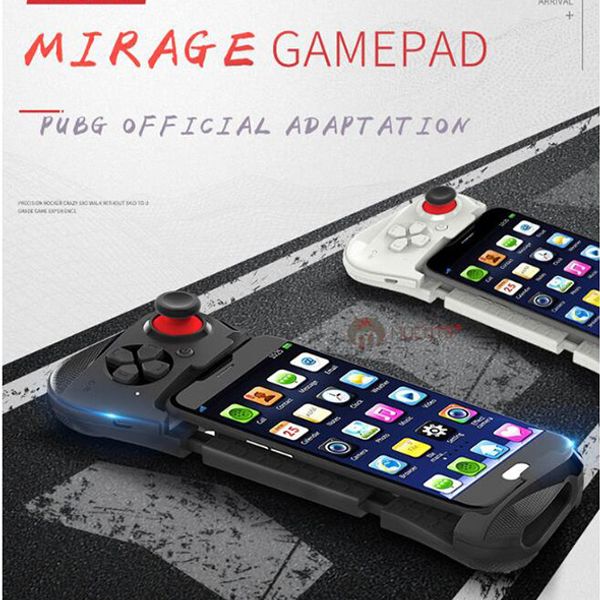 ELICTECH Controller Mobile A 4 Dita Con Grilletti Meccanici, Pieghevole O Con Supporto, Antiscivolo Per FPS, Per Smartphone Fino A 6,5 Pollici