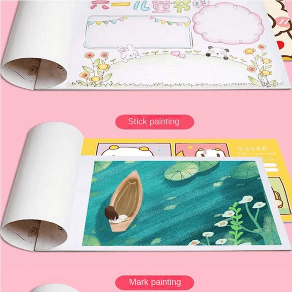 Cartoon children s big drawing book primary school art sketch thickened