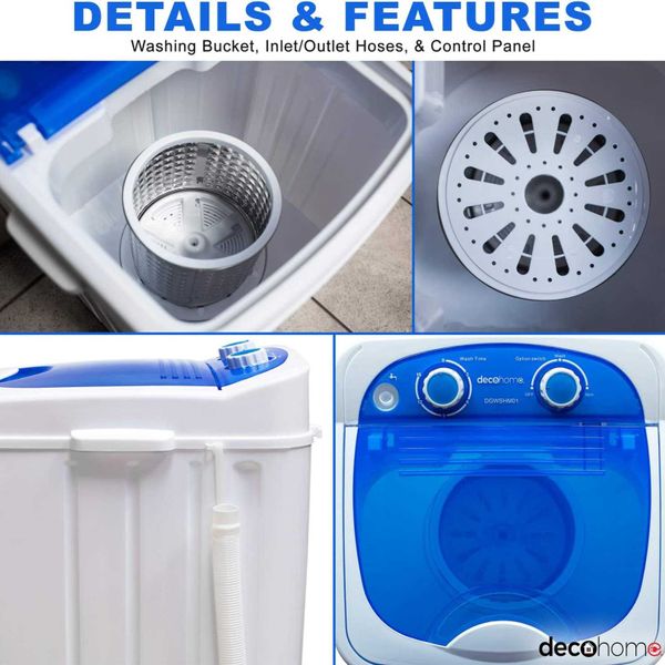 Image result for The portable washing machine is suitable for apartments, dormitories ...