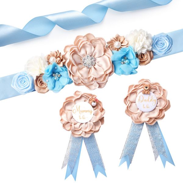 Spot butterfly bear theme baby shower mommy to be pregnant women