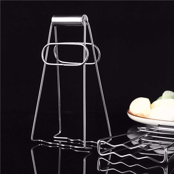 Rapidbok Keukentang, beschermclip voor kommen, roestvrij staal, hot bowl clip, inklapbaar, hot plate bowl clip, professionele keukenlifter, magnetron, oven, potten
