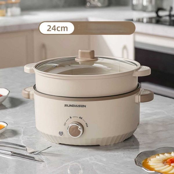 Large Capacity Household Electric Cooking Pot Electric Hot Pot Multi ...