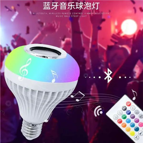 Bluetooth Led Color Changing Led Light Wireless Bluetooth 5.0 Bulb Lamp - Color Changing Music Rhythm Light ...