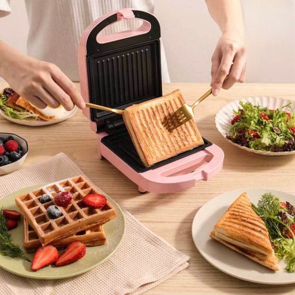 Mini Food Machine sandwich machine household small light food bread machine mini toast ...