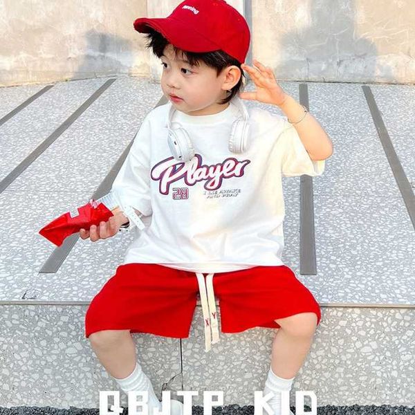 Korean Cool Boys Tops Children's Clothing Boys Summer 2023 New