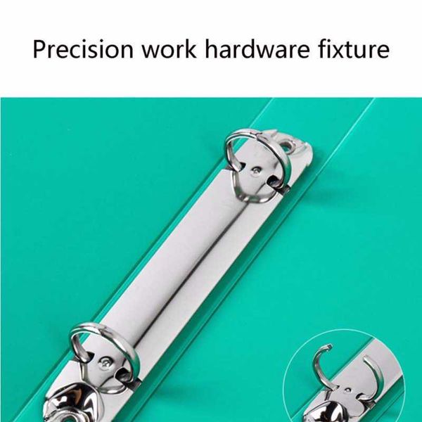 A4 PP Clip File Folder Double Strong Clip Dark Student Paper Board ...