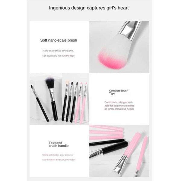 5Pcs/set Makeup Brushes Tool Set Cosmetic Powder Eye Shadow Blush ...