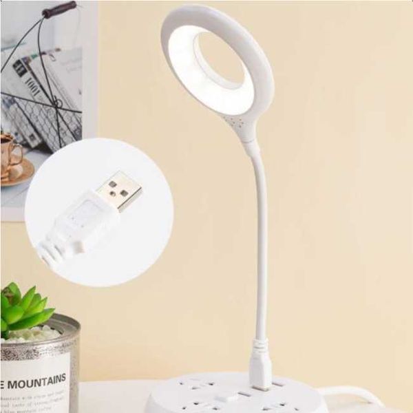 Portable LED Light Reading Ring Light Mobile Mini Bedside Lamp Night ...