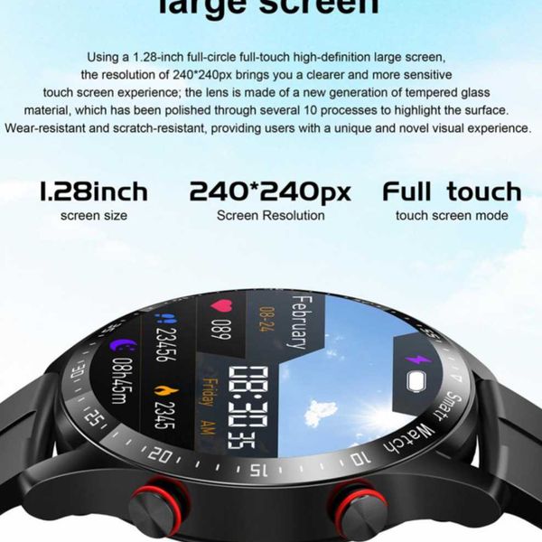 Sports Fitness Tracker Smart Watch Man Sports Ecg And Ppg Business