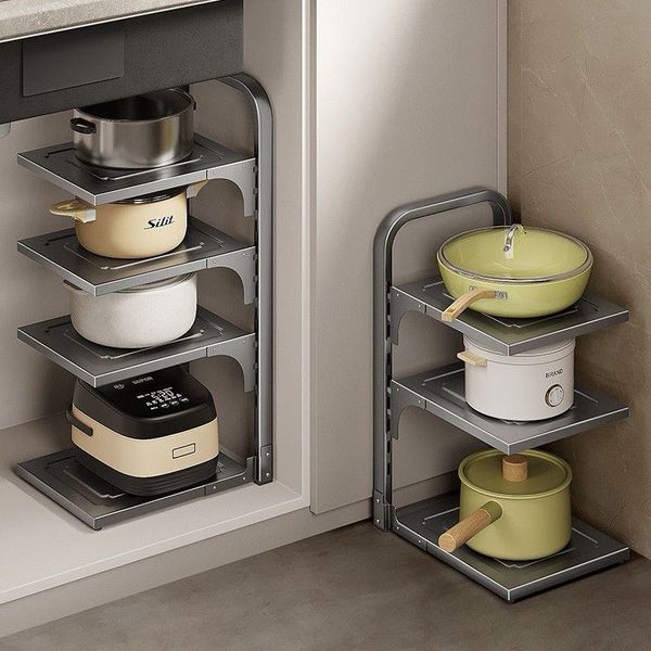 Kitchen Multirack Kitchen Multi-layer Storage Rack Household Multi-functional Cabinet ...