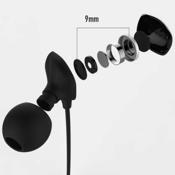 REMAX Wired Music Call Earphone RM-550 (Black) L192