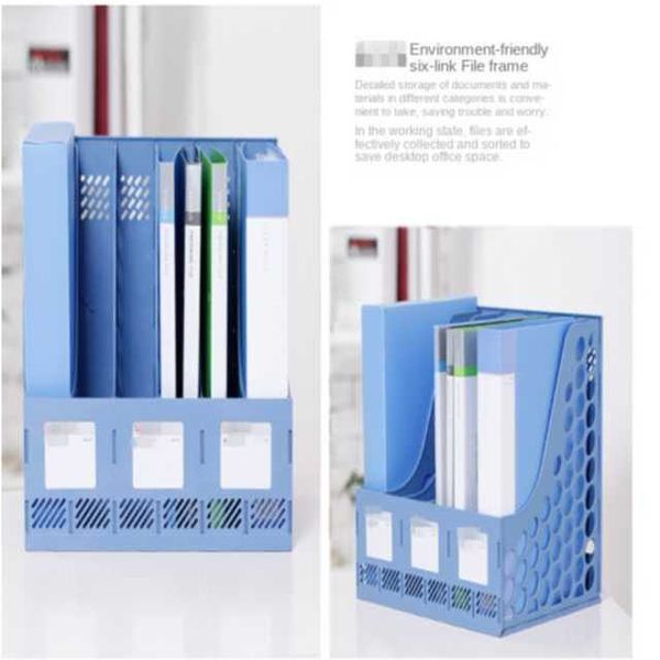 Two Face File Rack File rack, desktop, storage of materials, file frame, file column ...