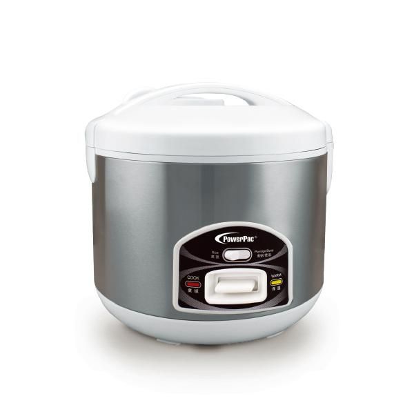 POWERPAC PPRC42 3IN1 RICE COOKER, STEAMER, PORRIDGE (1240300)