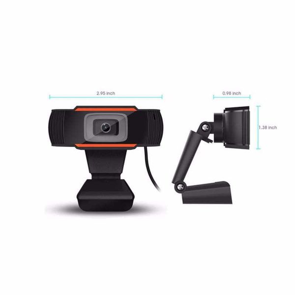 B6 Webcam 1080P Full HD Web Camera Built-in Microphone Rotatable USB ...